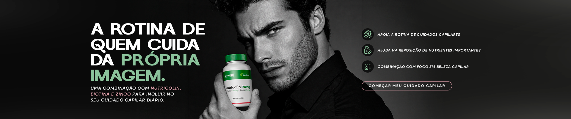 Nutricolin Biotina e Zinco