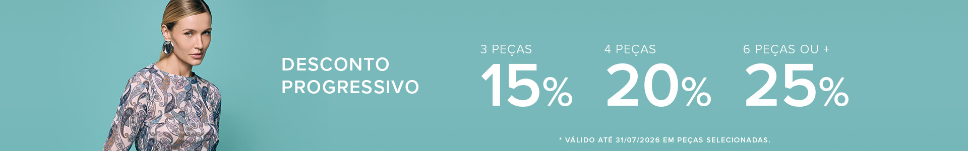 Testeira Desconto Progressivo