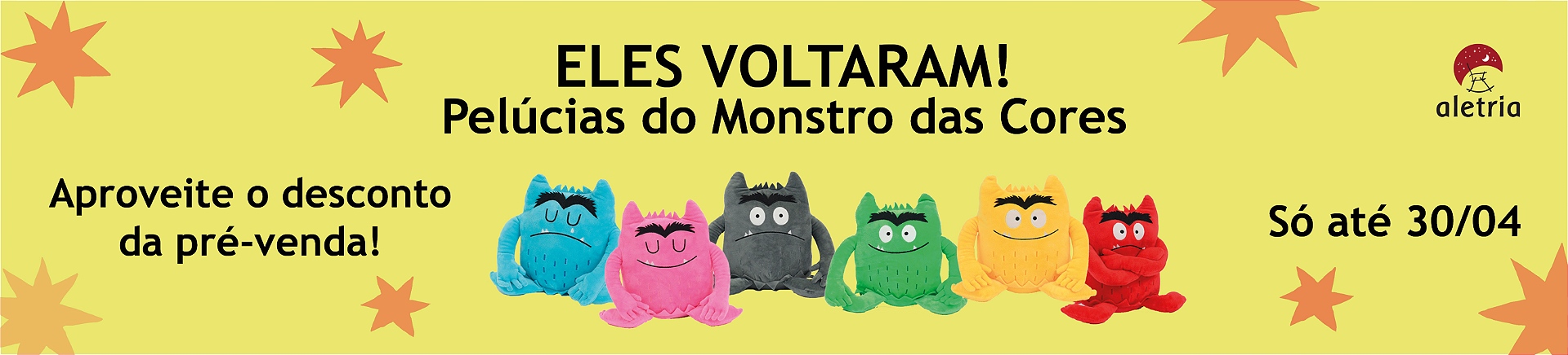 Pré-venda pelúcias