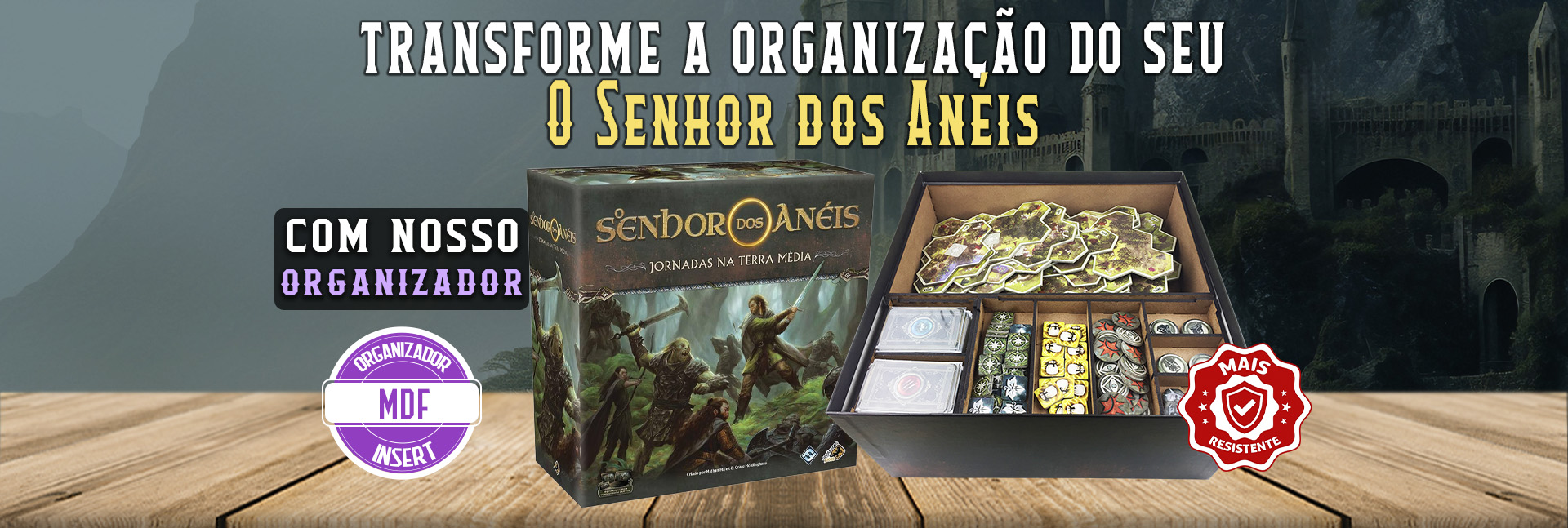 Banner INSERT Senhor dos Anéis