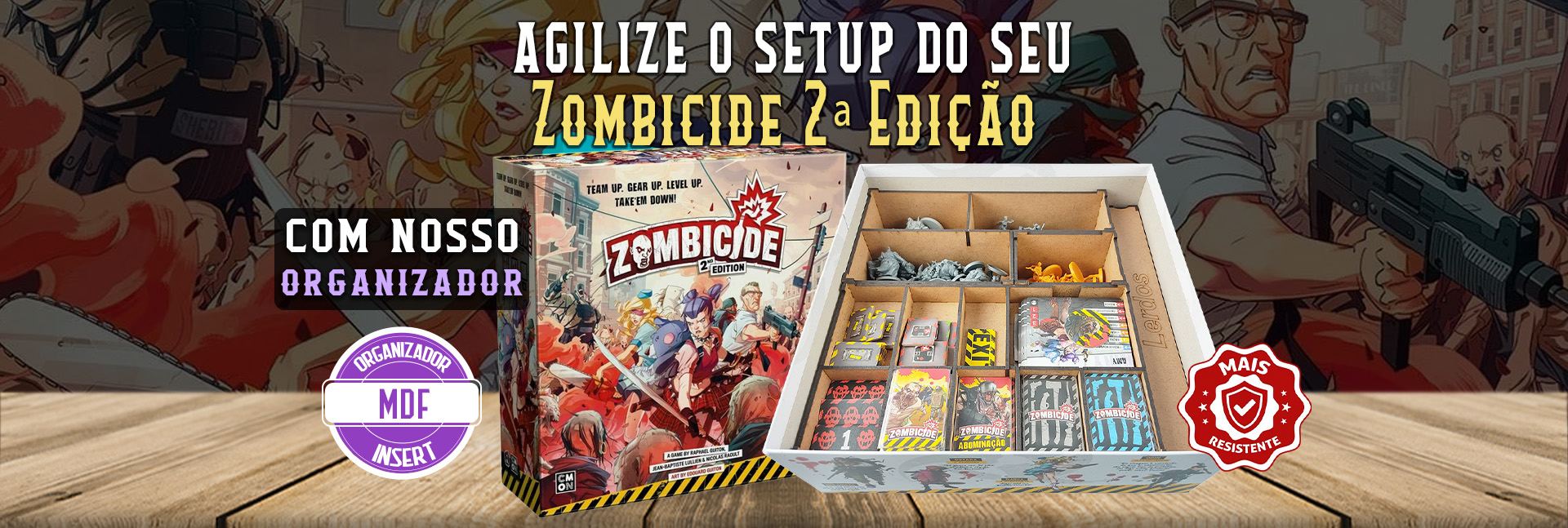 Banner INSERT Zombicide 2 edição