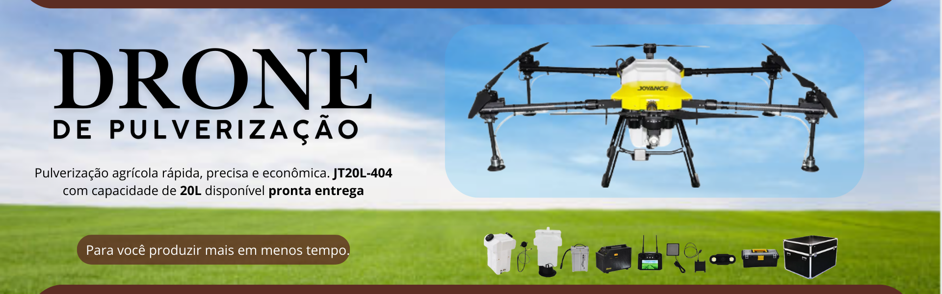 Drone 20l pronta entrega