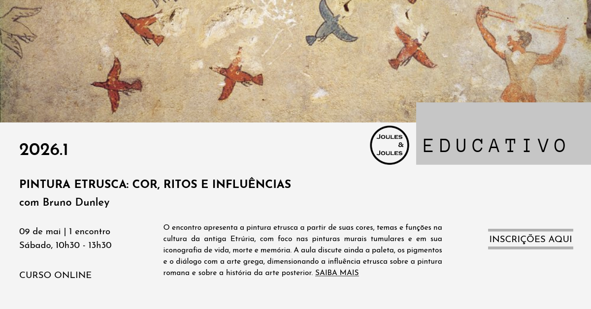 Pintura Etrusca: COR, RITOS E INFLUÊNCIAS com Bruno Dunley