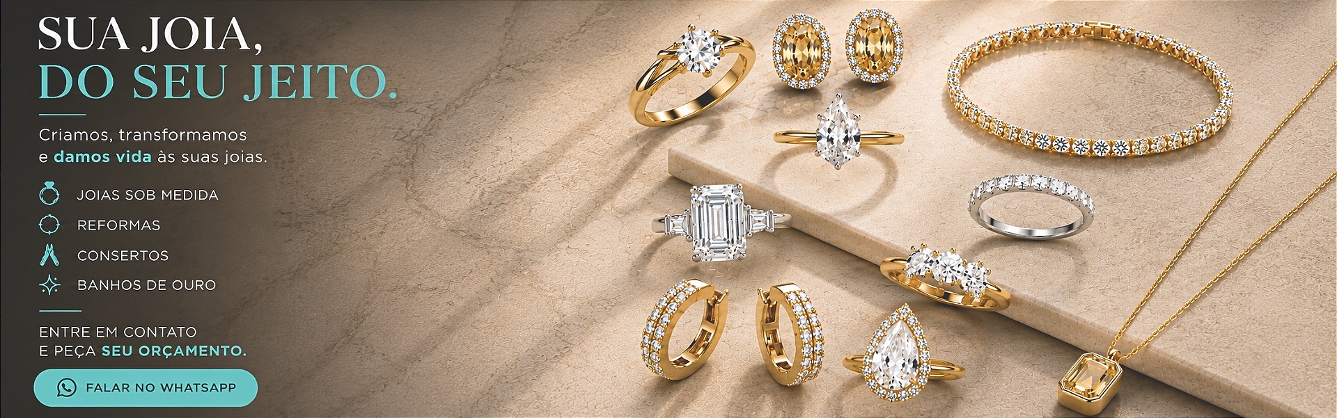 joias ouro 18k