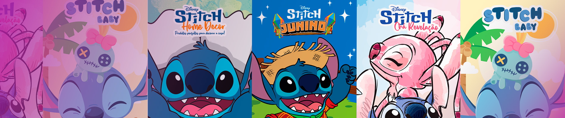 Decoração de festa Stitch