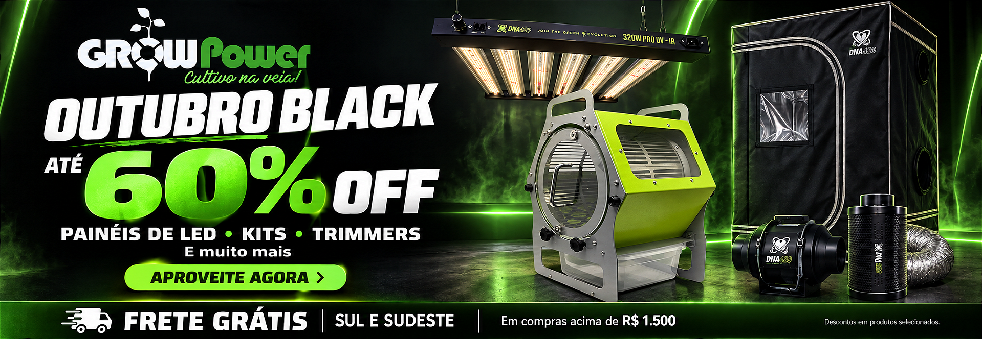 Outubro Black Grow power 2026