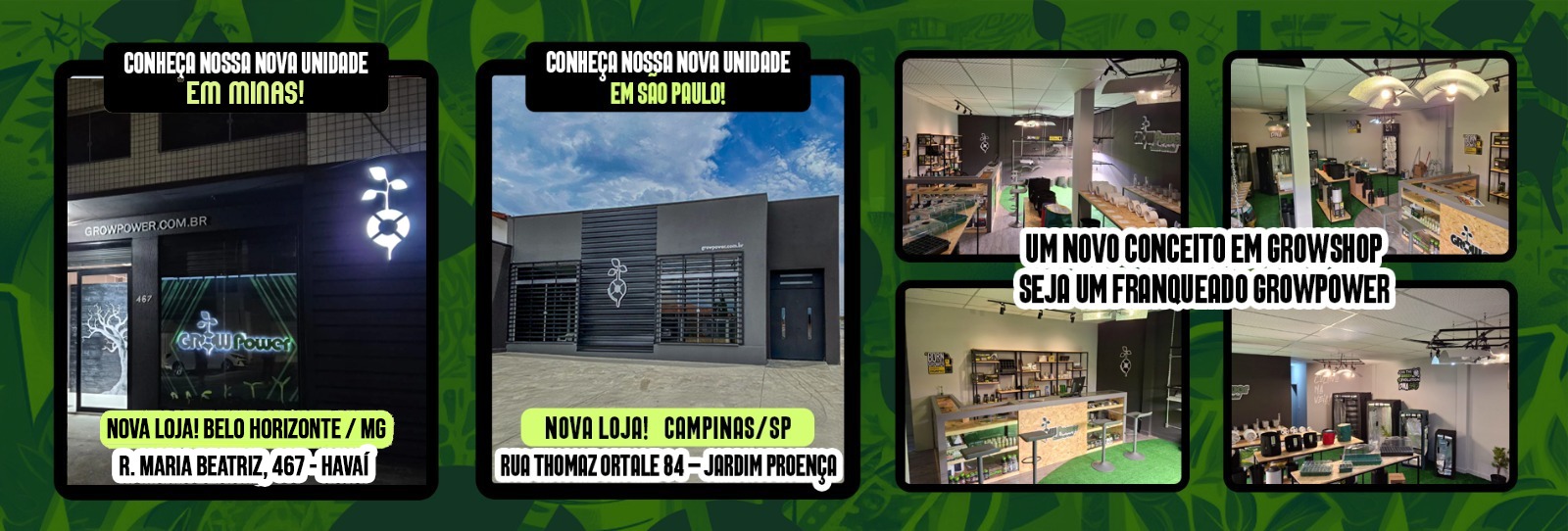 Grow Power BH e Campinas
