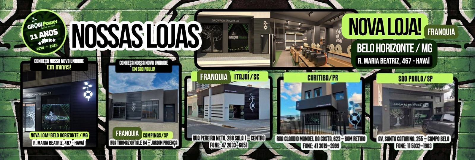 Lojas Grow Power 2025!