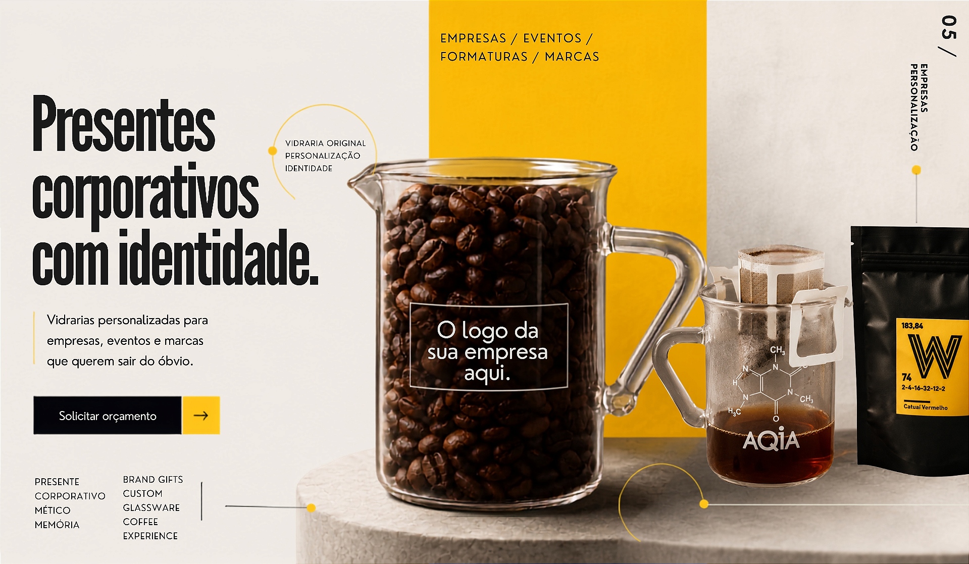 Vidrarias para empresas