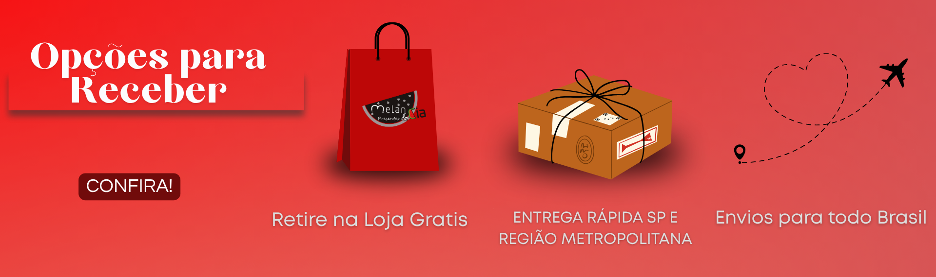 Opções de Entrega