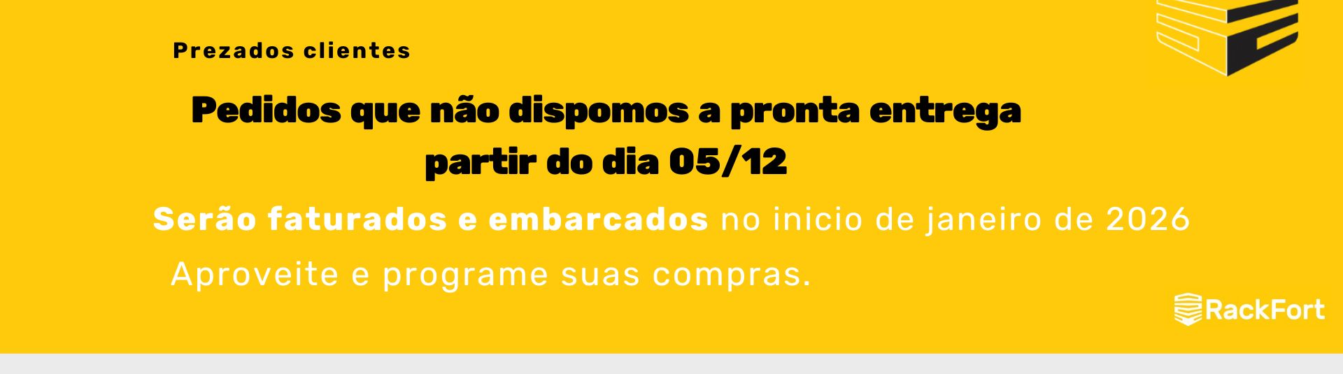 Aviso FIM DE ANO