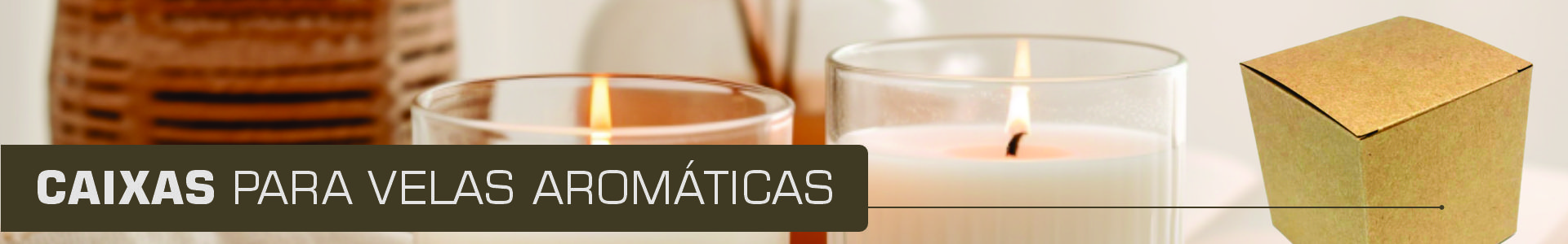 Caixas para velas aromáticas