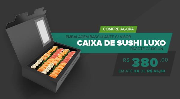 Sushi Luxo Lançamento mobile