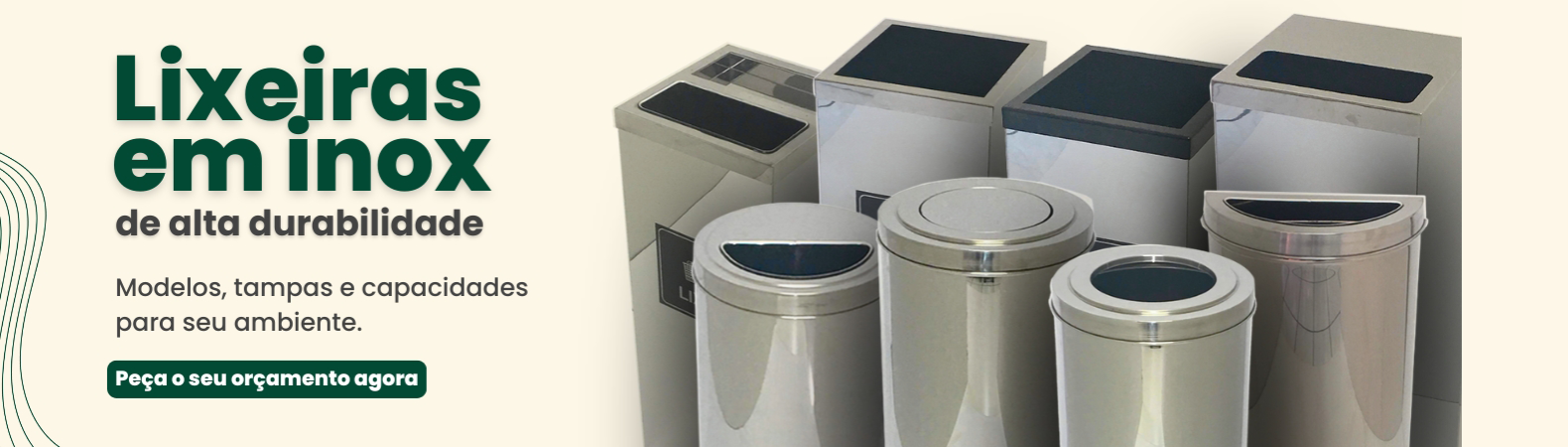 Lixeiras Aço Inox