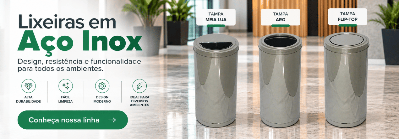 Lixeiras Aço Inox