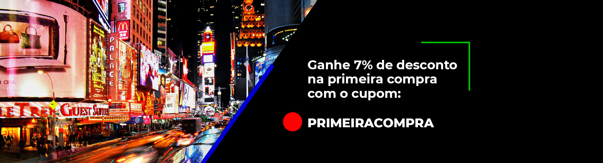 Cupom de primeira compra