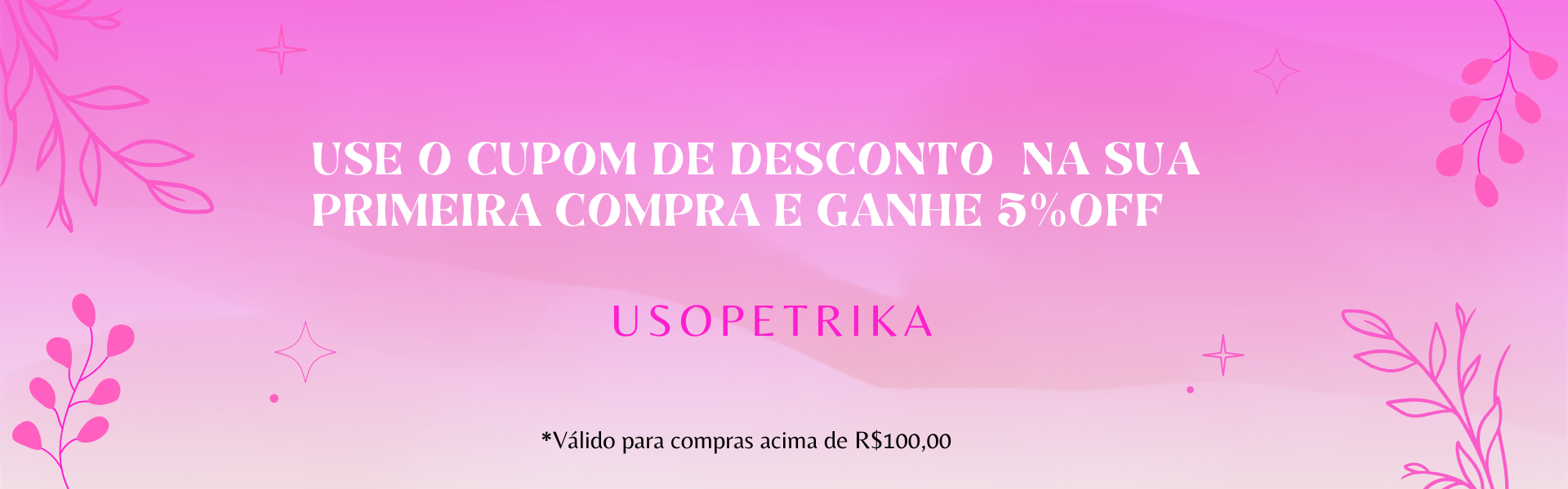 primeira compra cupom