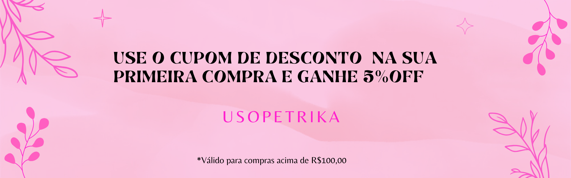 primeira compra cupom