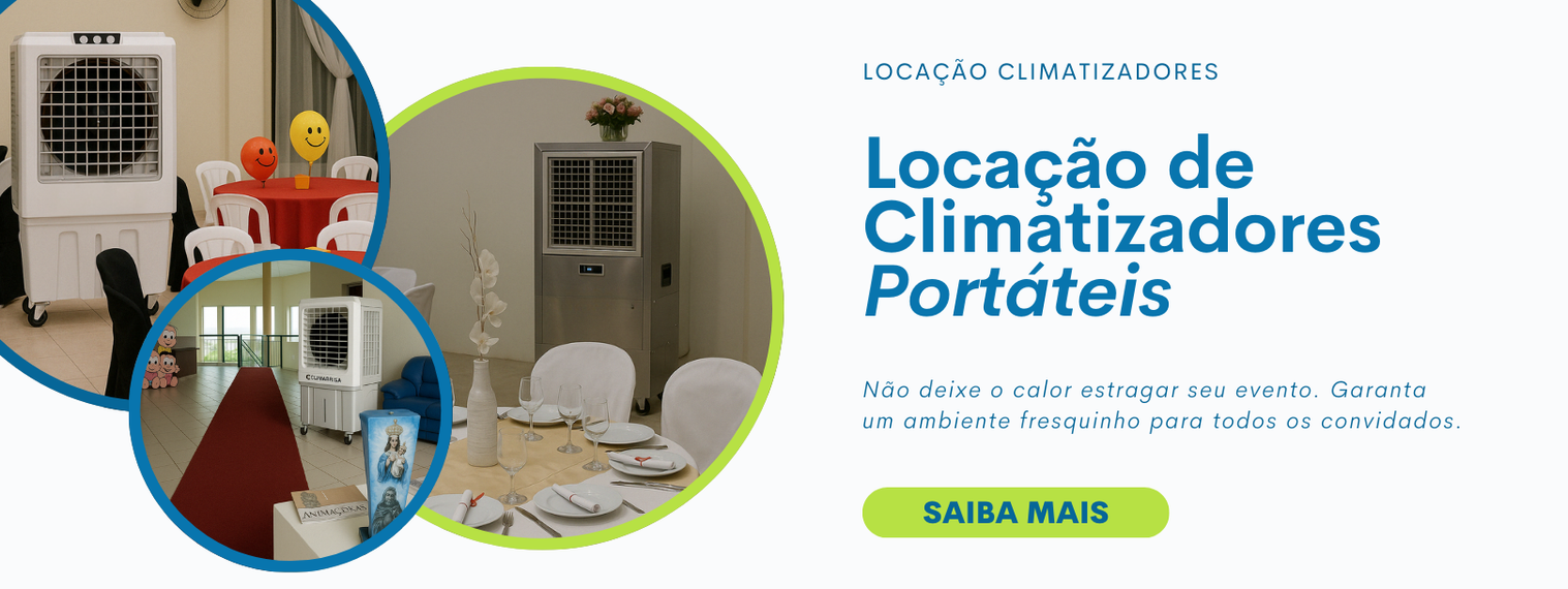 LOCAÇÃO DE CLIMATIZADORES