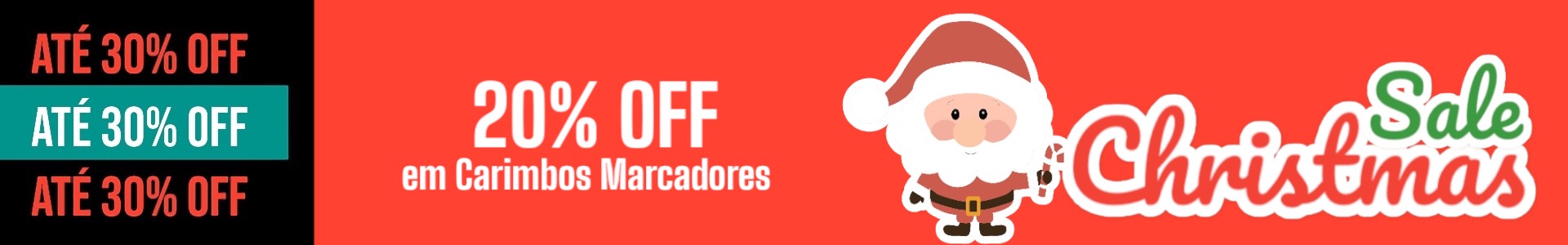 Carimbos Marcadores 20% OFF