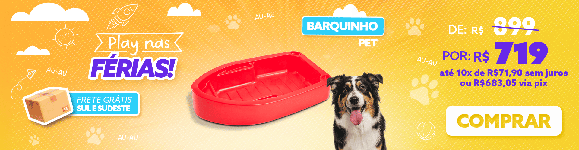 Barquinho Pet - Julho 2025