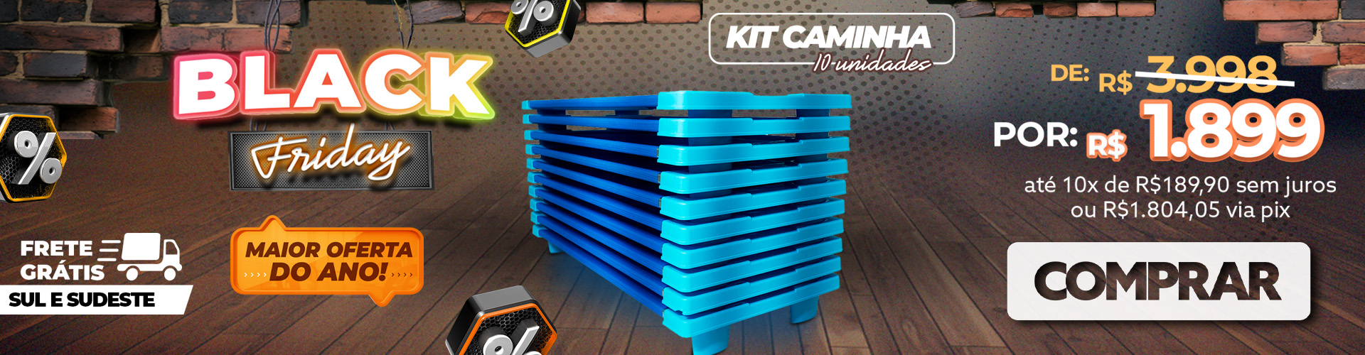 Kit 10 caminhas - Nov 2025