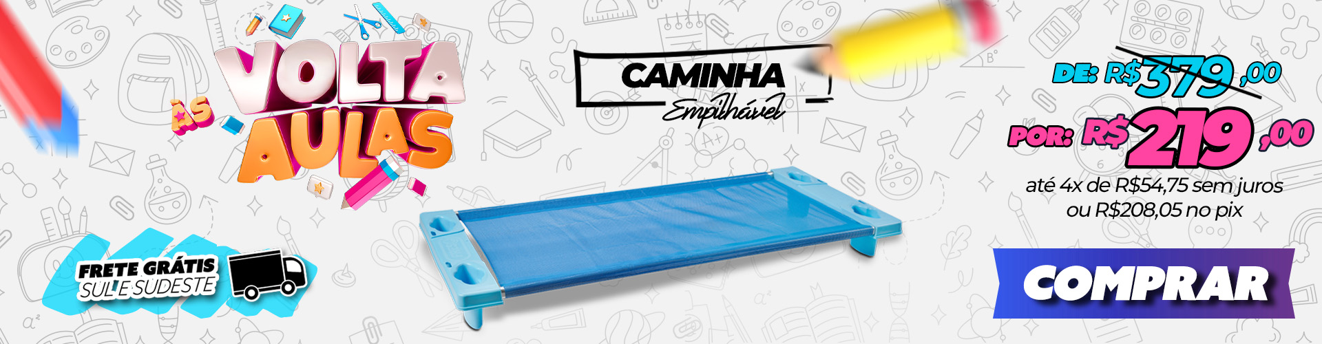 Kit 10 caminhas - Nov 2025