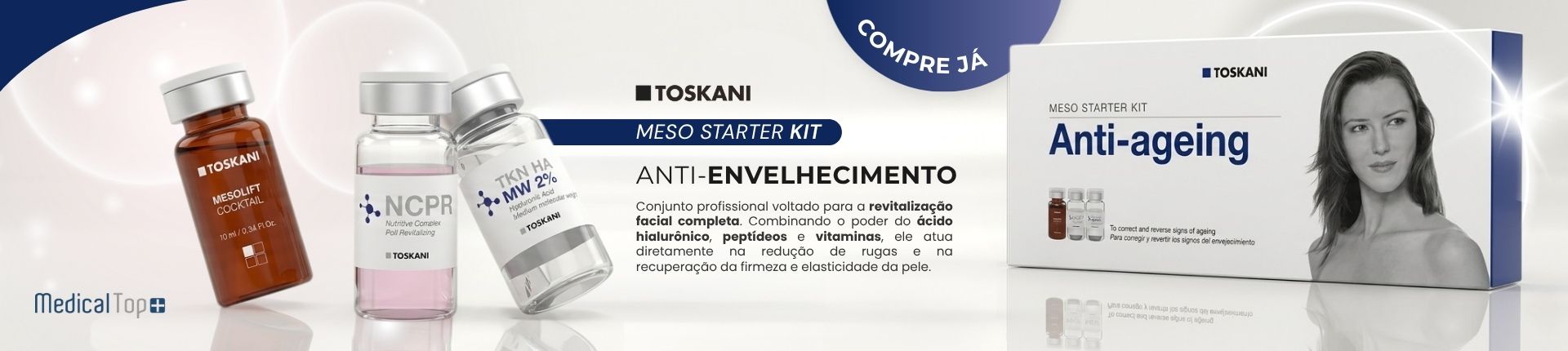 Conjunto de Ampolas Toskani Anti-Ageing