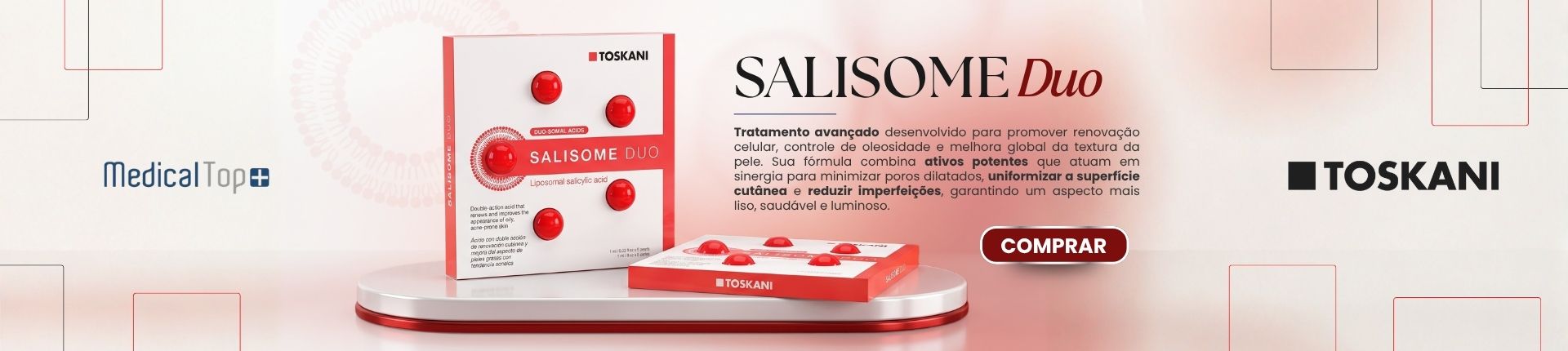 Toskani Salisome Duo (Salicylic Acid) 5 Perolas 1ml