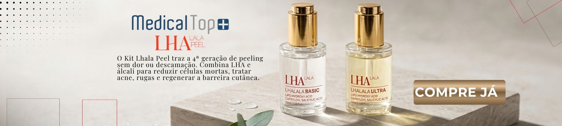 Kit Lhala Peel - Lahalala Basic 50ml e Lhalala Ultra 50ml
