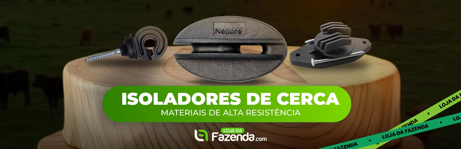 Isoladores de Cerca