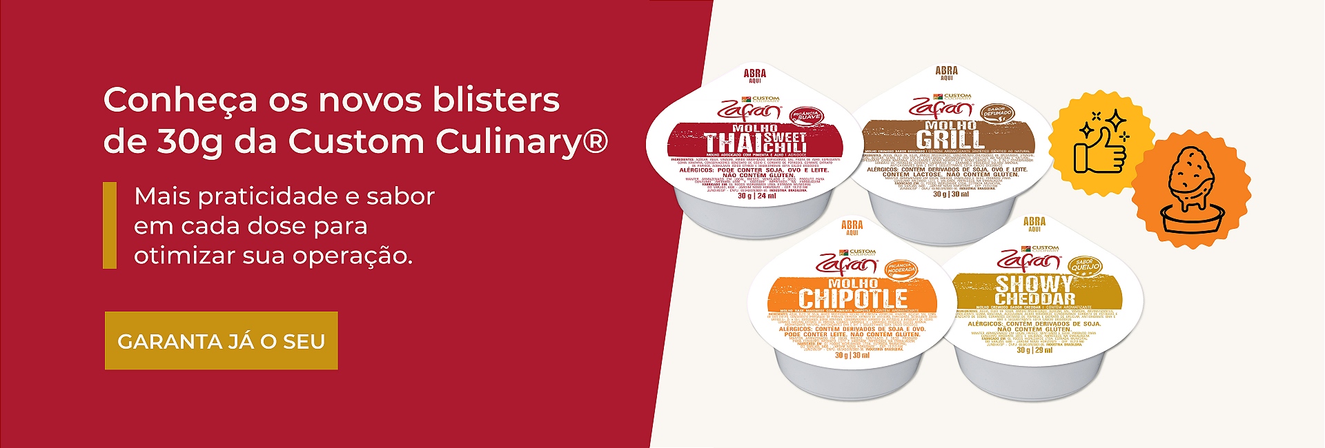 Lançamento novos Blister 30g