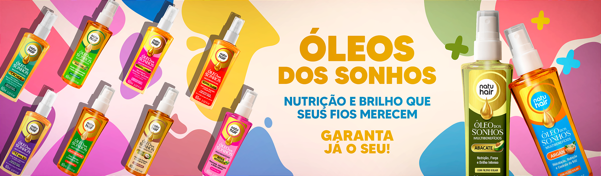 Lançamento Óleo dos sonhos de Abacate e Argan