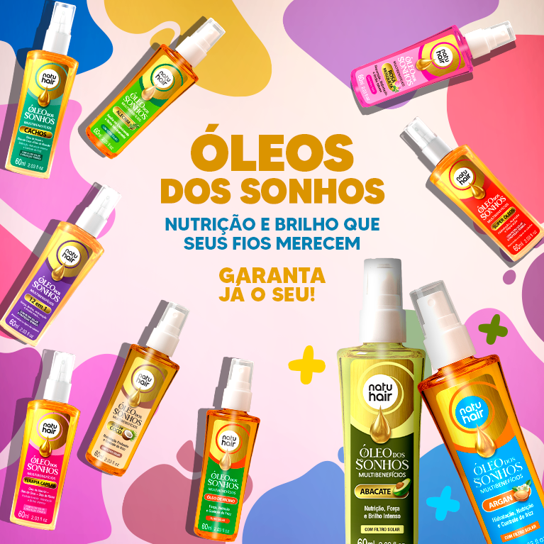 Lançamento Óleo dos sonhos de Abacate e Argan - mobile