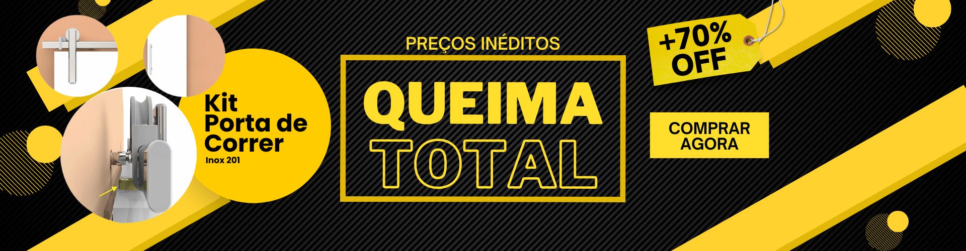 Kit Porta Correr Blck