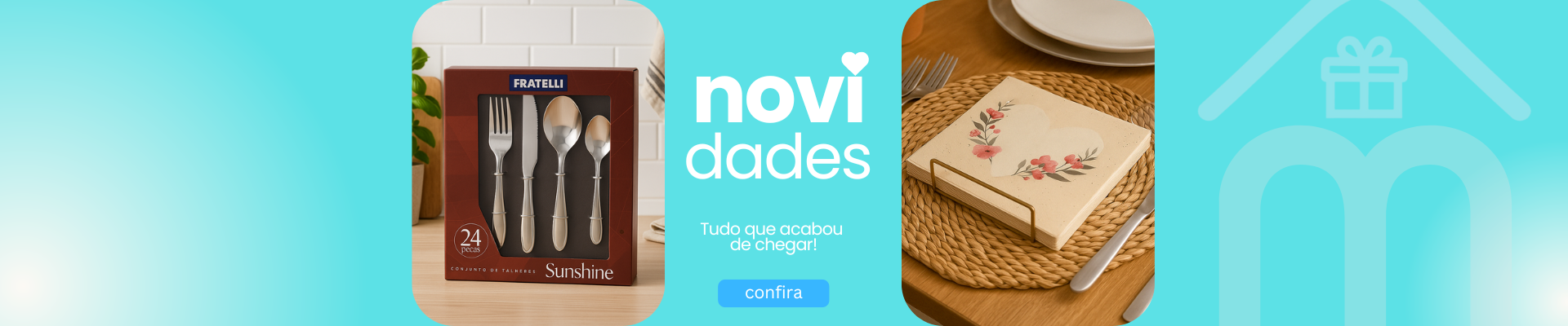 Talheres e Guardanapo Decorado