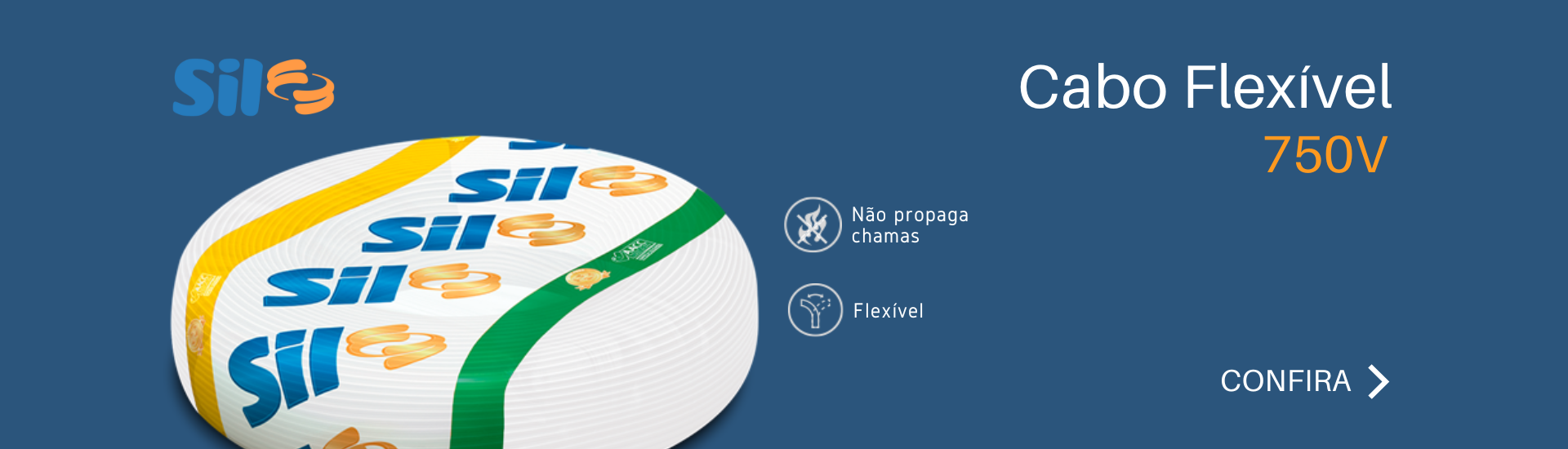 Cabo Flexível 750V
