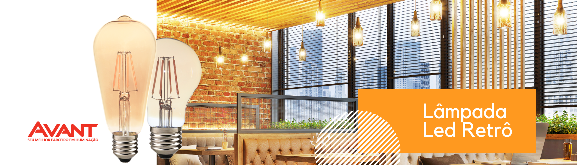 Lâmpada Ledo Retrô