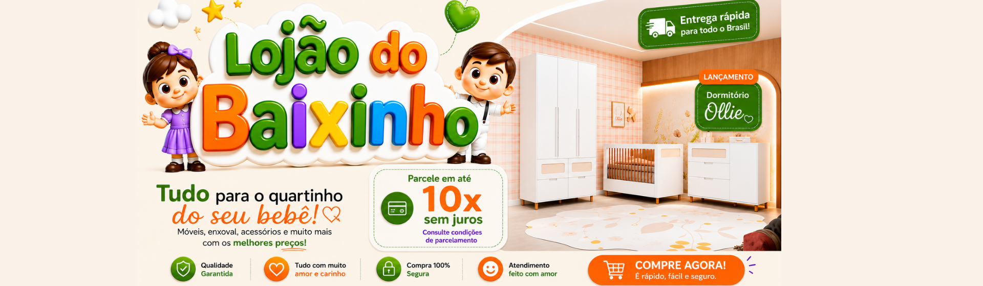 Banner vitrine novo