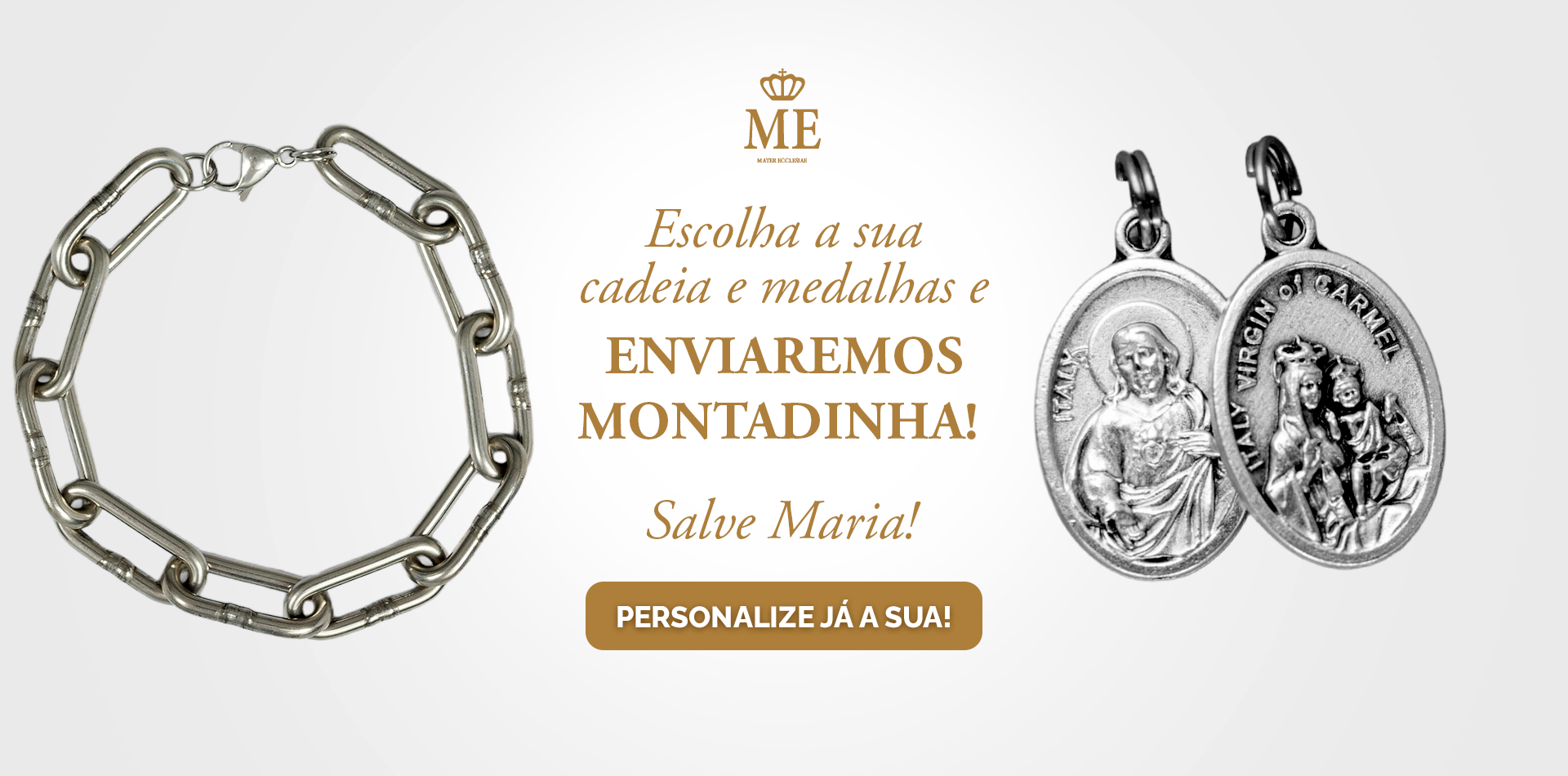 Escolha a sua cadeia e medalhas e enviaremos montadinha!