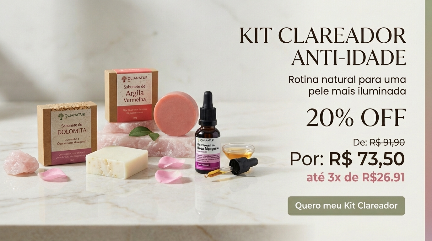 Kit Clareador Anti Idade Natural Gaianatus