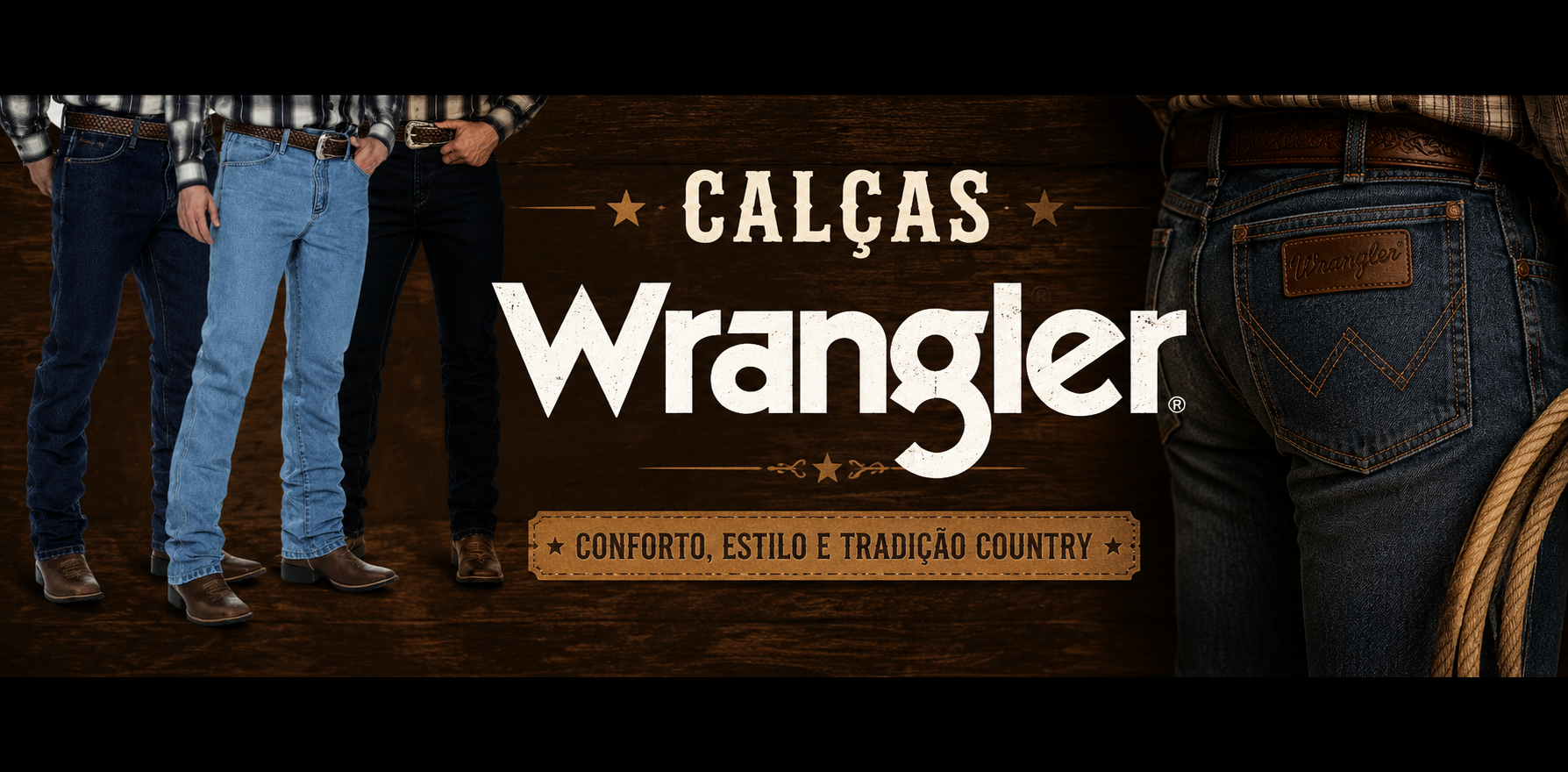 Calças Wrangler