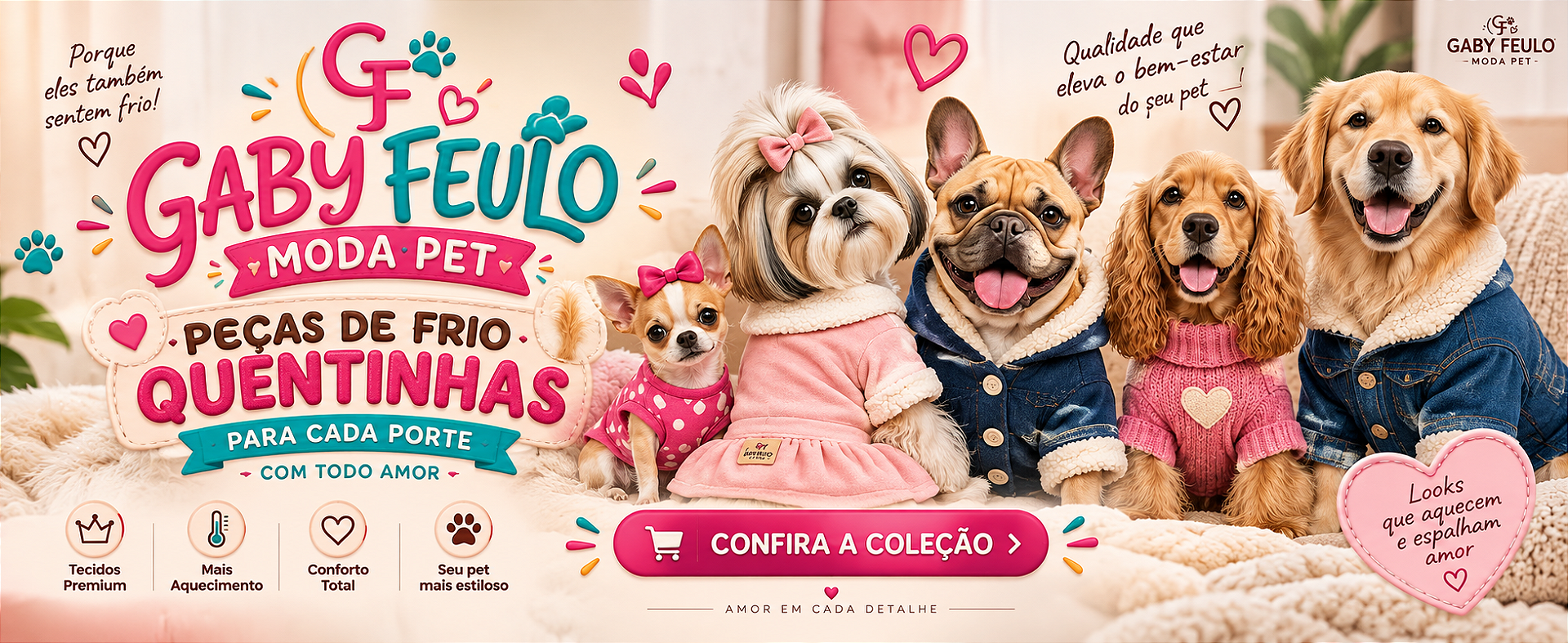 COLEÇÃO INVERNO ATIVAR DIA 13/10