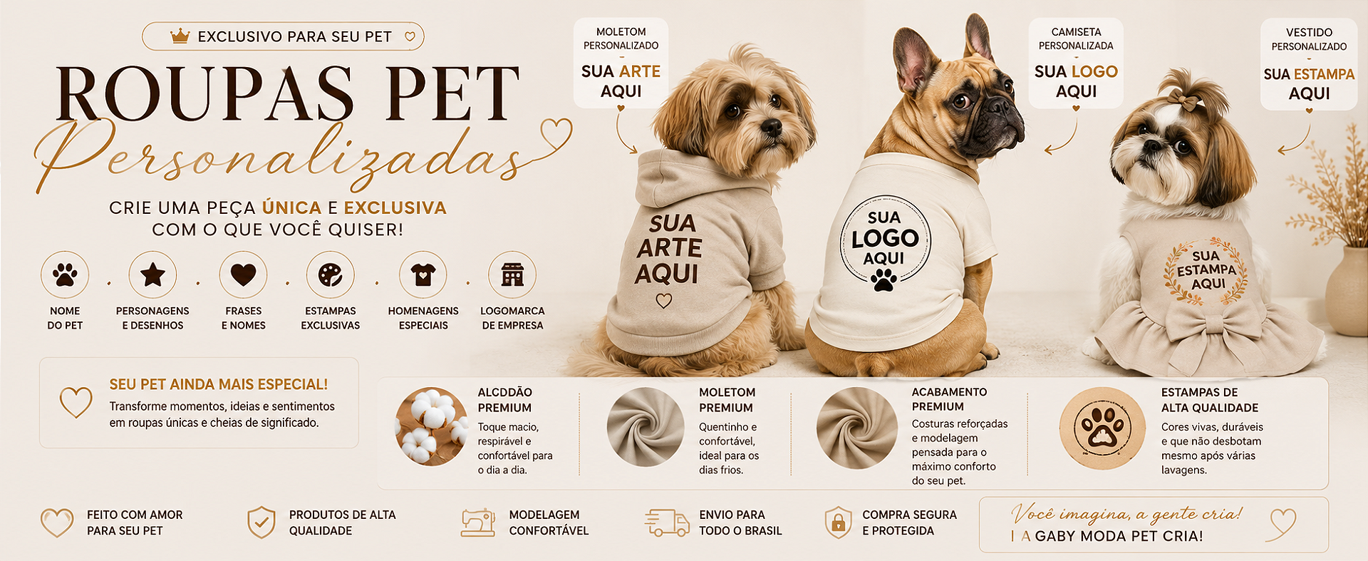 ROUPAS PET PERSONALIZADA