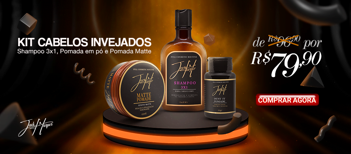 kit cabelos invejados