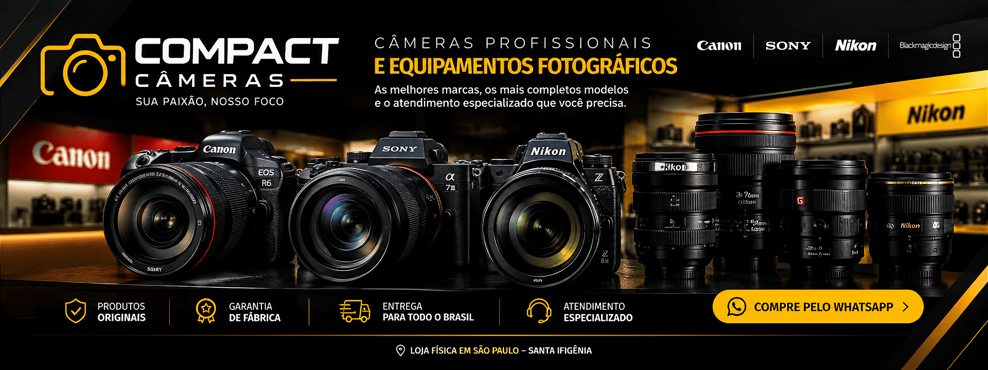 Equipamentos Fotográficos