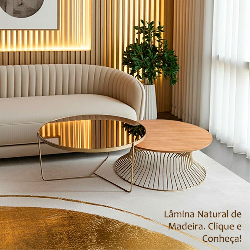 Conjunto Mesas de Centro Cinamomo Natural @mobile