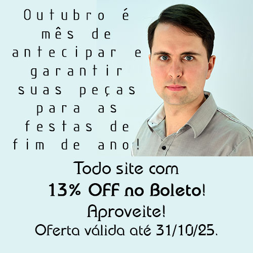 Outubro 13% Off no Boleto @mobile