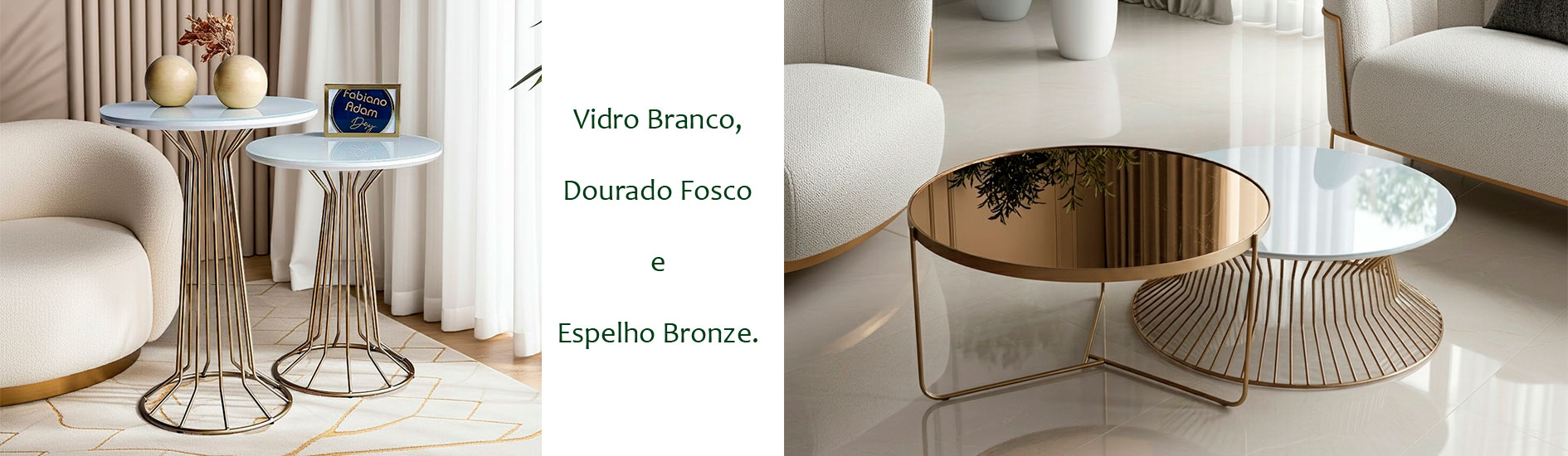 Conjunto VIDRO BRANCO @desktop