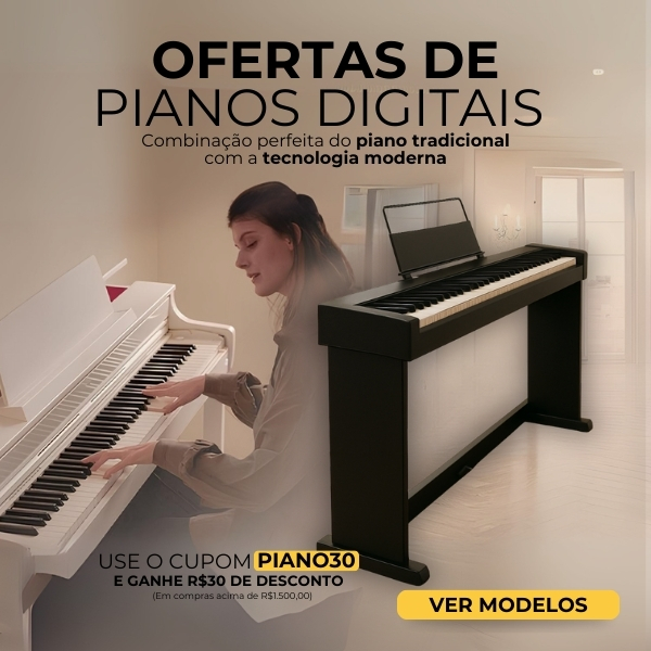 Banner site pianos digitais mobile